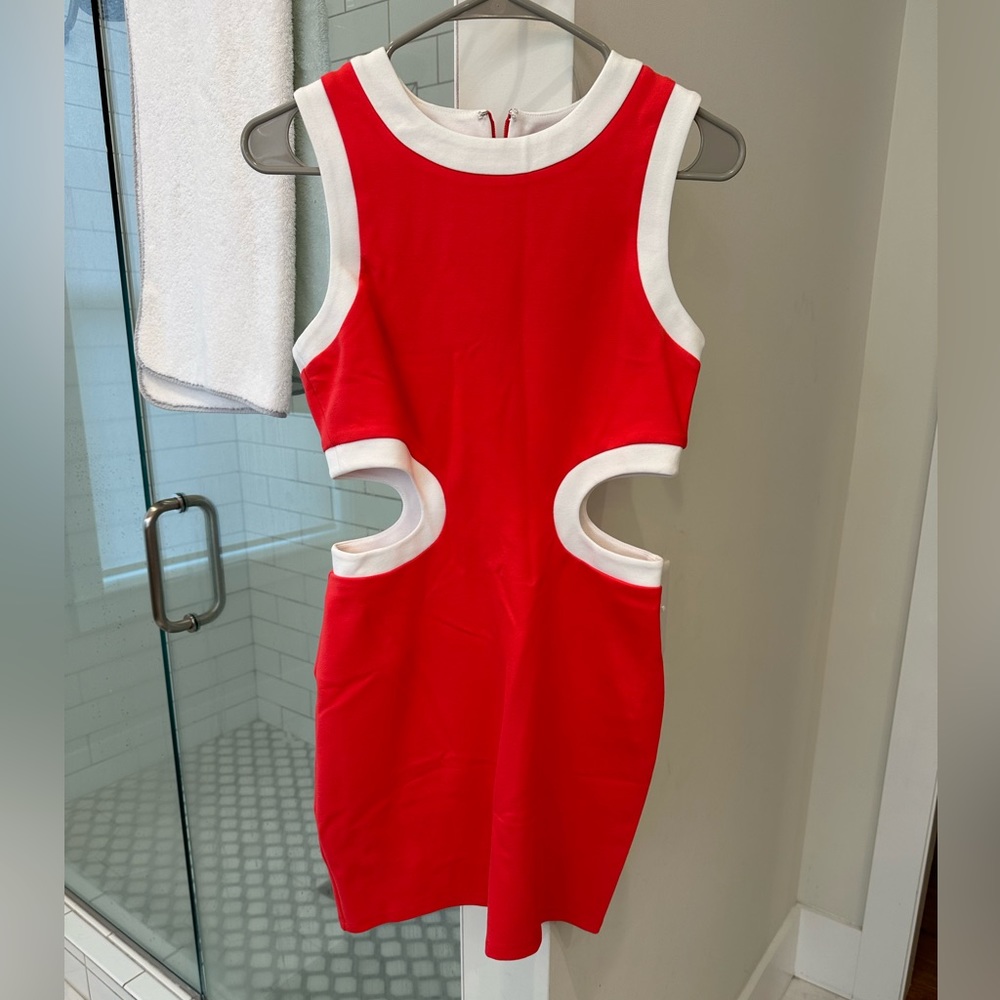 NWT STAUD mini dolce dress